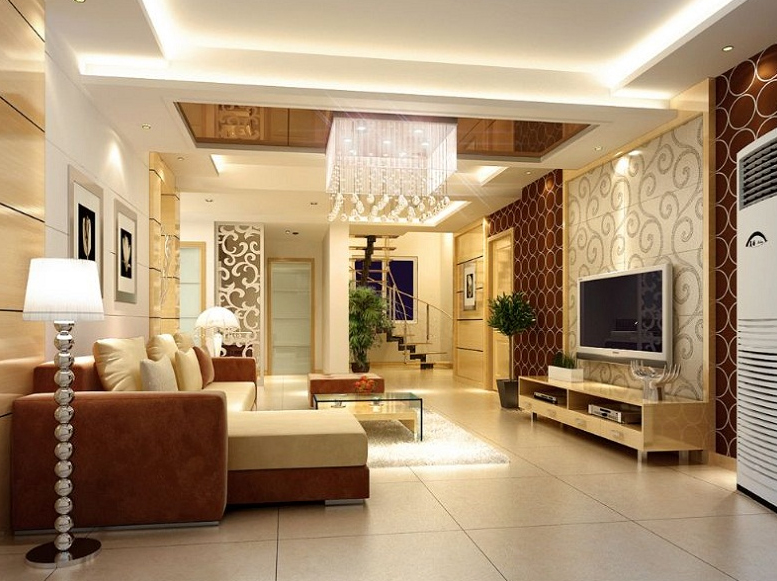 Luxury Pop Fall Ceiling Design Ideas For Living Room